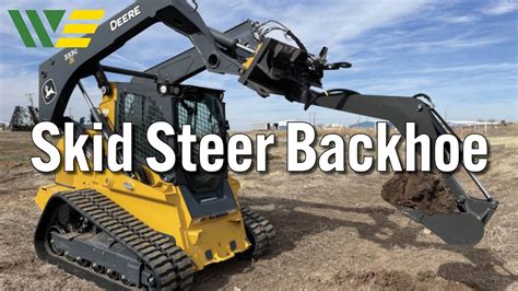 back hole for skid steer|backhoes for skid steering.